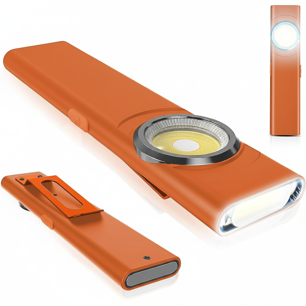 Compact COB work light with magnetic base