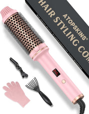 Heated Brush & Comb with Wet/Dry Modes – 3 Temps for Smooth, Voluminous Hair
