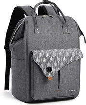 Laptop Rucksack 15.6" – Computer Backpack for School, Travel, Business, College, Grey