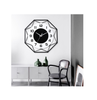 13-Inch Modern Metal Wall Clock, Silent Non-Ticking Quartz Clock for Home & Office Décor
