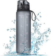 1L Sports Water Bottle – Leakproof BPA-Free Tritan Plastic Drinking Bottle for Gym, Outdoor & Daily Use