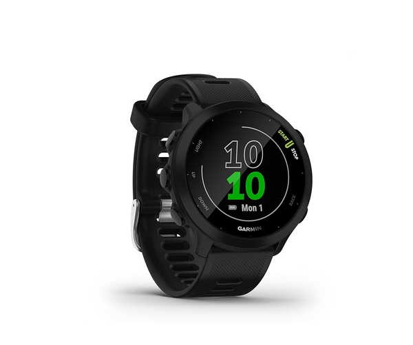 Forerunner 55 GPS Running Smartwatch – 42mm, Lightweight with Training & Safety Features