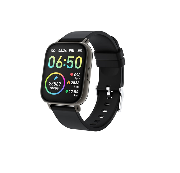 Smart Fitness Watch 1.69" – Heart Rate, Sleep & Step Tracker, IP68 Waterproof