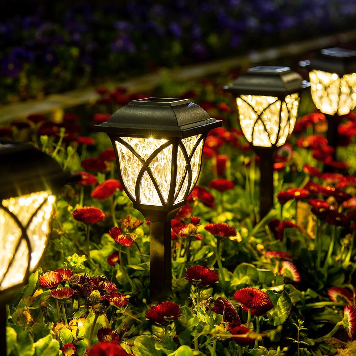 outdoor pathway solar lights waterproof

