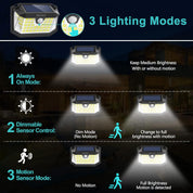 outdoor solar fence light


