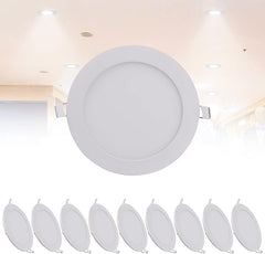 LED Bathroom Downlights, 6W Dimmable 6500K Cold White (Dia 120mm), IP65 Waterproof