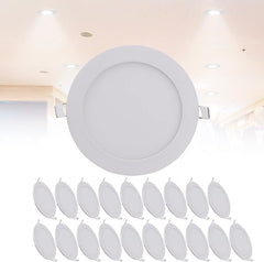 LED Bathroom Downlights, 6W Dimmable 6500K Cold White (Dia 120mm), IP65 Waterproof