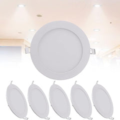 LED Bathroom Downlights, 6W Dimmable 6500K Cold White (Dia 120mm), IP65 Waterproof