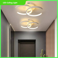 Chic LED Ceiling Lamp Fixture – Modern and Decorative Pendant Chandelier for Living Room, Bedroom, and Elegant Indoor Spaces