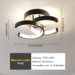 Chic LED Ceiling Lamp Fixture – Modern and Decorative Pendant Chandelier for Living Room, Bedroom, and Elegant Indoor Spaces