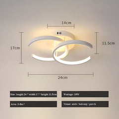 Chic LED Ceiling Lamp Fixture – Modern and Decorative Pendant Chandelier for Living Room, Bedroom, and Elegant Indoor Spaces