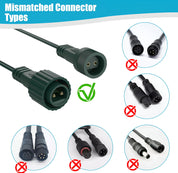 5m 2 Pin Festoon Extension Cable