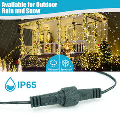 5m/16.4ft, IP65 Waterproof 2 Pin Outdoor Extension Lead Wire for G40 Globe Lights, Solar Fairy Lights, and Outdoor String Lights