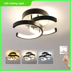 Chic LED Ceiling Lamp Fixture – Modern and Decorative Pendant Chandelier for Living Room, Bedroom, and Elegant Indoor Spaces