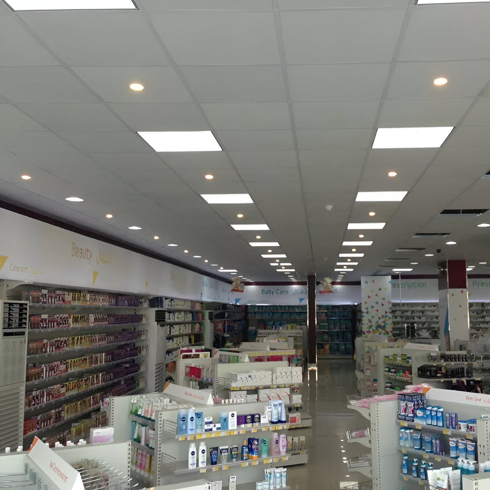4-Pack 48W LED Panel Light 600x600mm, Cool White 6500K - High-Efficiency Illumination for Commercial and Residential Spaces