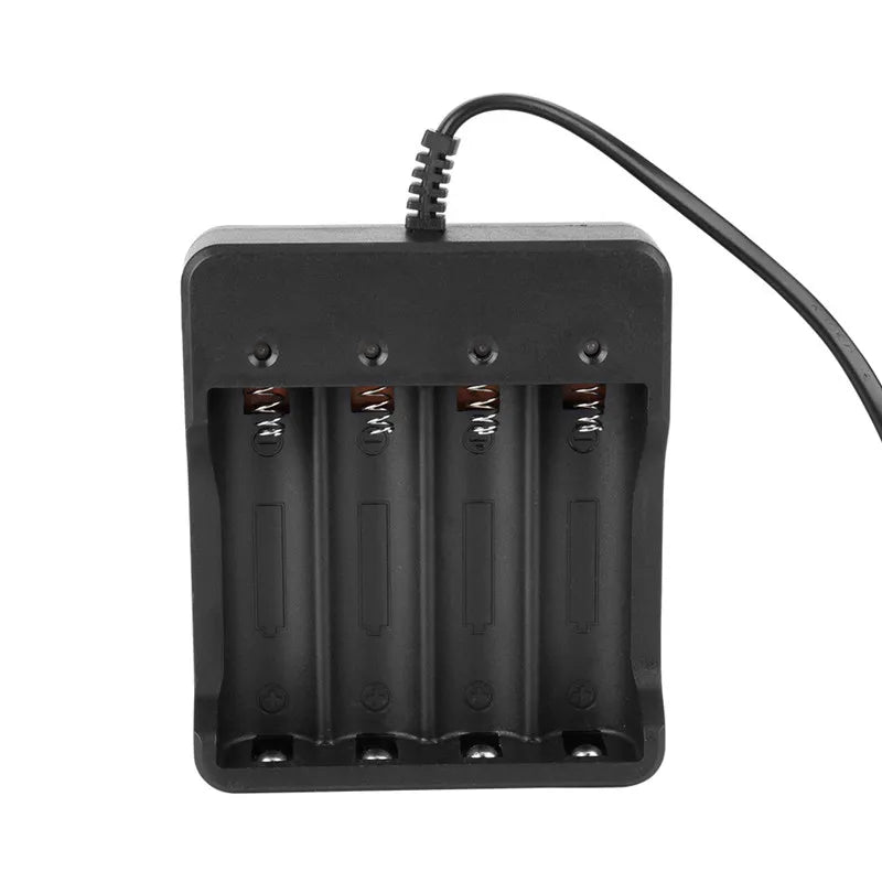 2/4 Slot Smart Battery Charger for 18650 Li-Ion Rechargeable Batteries Box