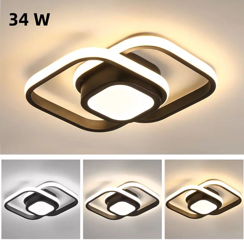 Modern LED Pendant Chandelier for Living Room and Bedroom - Stylish Ceiling Light for UK Homes