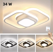 Modern LED Pendant Chandelier for Living Room and Bedroom - Stylish Ceiling Light for UK Homes