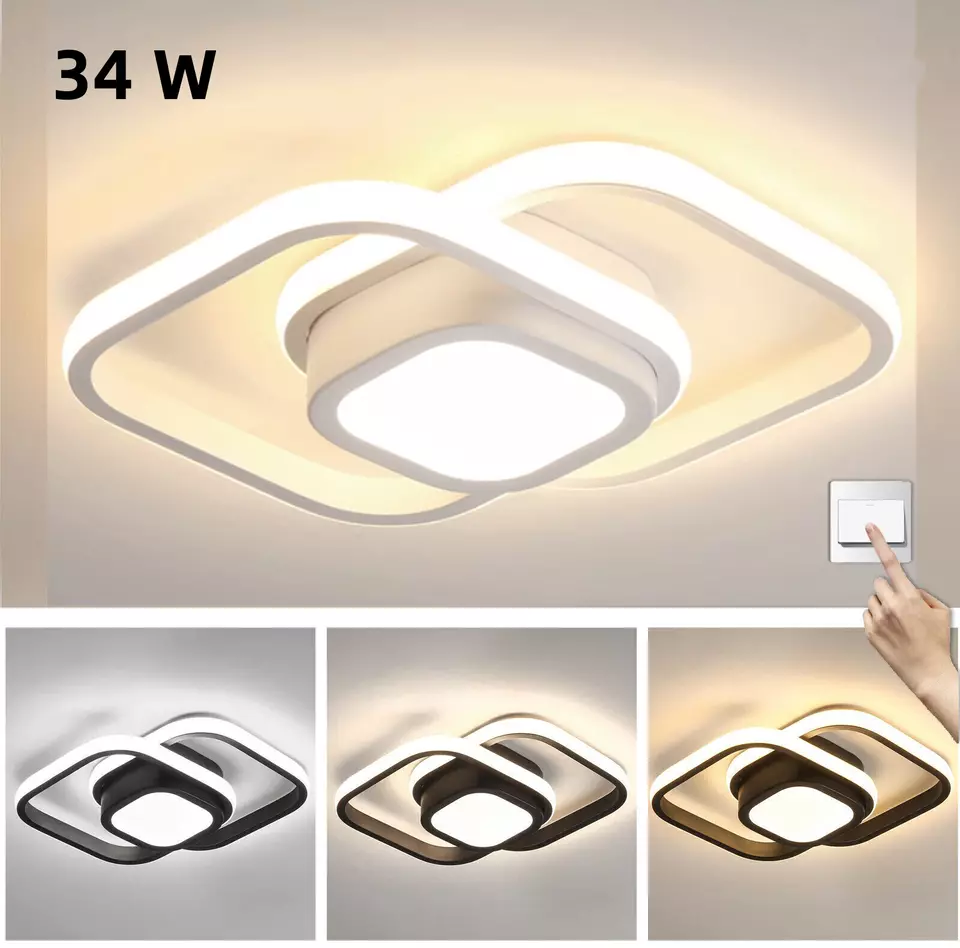 Modern LED Pendant Chandelier for Living Room and Bedroom - Stylish Ceiling Light for UK Homes