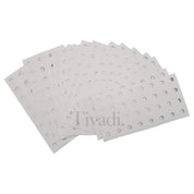 White Hole Reinforcer Labels – Self-Adhesive Ring Stickers for Paper Repair & Filing