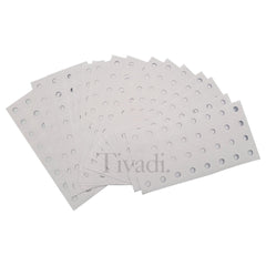 White Hole Reinforcer Labels – Self-Adhesive Ring Stickers for Paper Repair & Filing