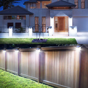 128 LED Solar Motion Sensor Wall Light Outdoor Waterproof Garden Security Lamp