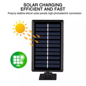LED Solar Powered Black Pendant Hanging Light with Remote Control