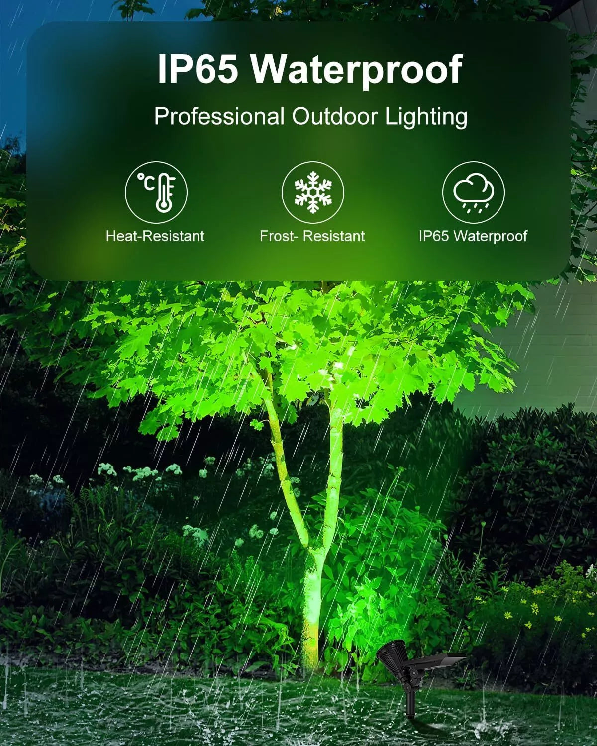 Solar LED Garden Spot Light Outdoor Waterproof Landscape Path Lamp