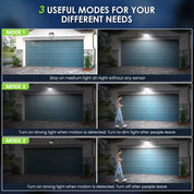 Solar Motion Sensor Wall Light 126LED Outdoor Waterproof Security Lamp