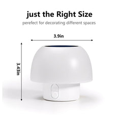 Solar LED Table Lamp White – 4 Modes Dimmable RGB Waterproof Light
