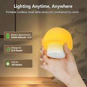 Solar LED Table Lamp White – 4 Modes Dimmable RGB Waterproof Light
