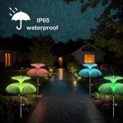 2/4 Solar Jellyfish Lights Color Changing Outdoor Patio Lawn White