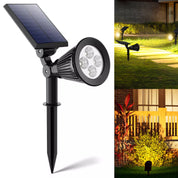 Solar LED Garden Spot Light Outdoor Waterproof Landscape Path Lamp