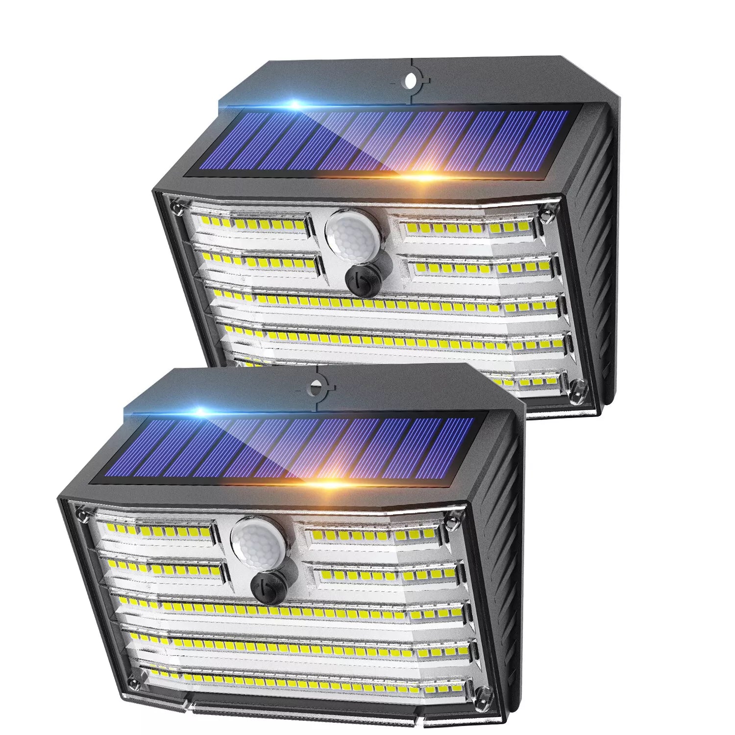 Solar Motion Sensor Wall Light 126LED Outdoor Waterproof Security Lamp