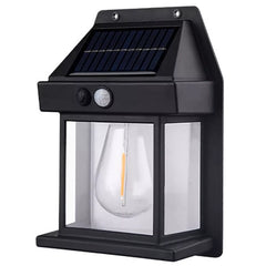 Solar Wall Lantern LED Motion Sensor Outdoor Garden Light