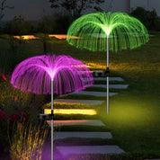 2/4 Solar Jellyfish Lights Color Changing Outdoor Patio Lawn White
