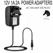 12V 1A 2A 3A AC/DC Power Supply Adapter Safety Charger For LED Strip CCTV Camera