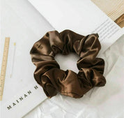 6pcs Satin Scrunchies Hair Bands Silk Scrunchie Ties Ponytail Holder UK Pack Set