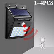 Outdoor Solar Sensor Wall Lights