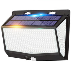 468 LED Solar Motion Sensor Security Light 3000LM Outdoor Waterproof Wall Lamp