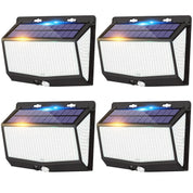 468 LED Solar Motion Sensor Security Light 3000LM Outdoor Waterproof Wall Lamp