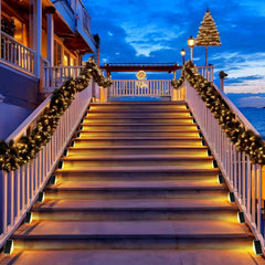 LED Solar Step Lights IP67 Waterproof Outdoor Deck Pathway Lamps