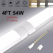 4FT Slim LED Batten Light – Bright Daylight Strip for Living Room Fluorescent Replacement