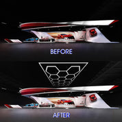 14 Hexagon LED Lighting Detailing Garage Workshop Retail Car Showroom UK