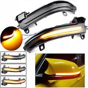 Pair of Dynamic LED Side Door Wing Mirror Indicator Light for BMW 1, 2, 3, 4 Series, i3, F30 – Stylish Turn Signal Lights