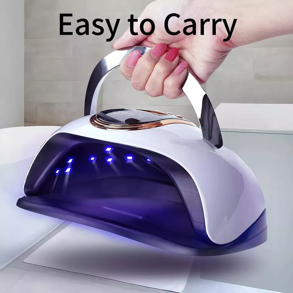 High-Power 450W UV LED Nail Lamp for Acrylic Gel Polishes – Professional Nail Dryer