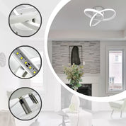 Modern LED Ceiling Light – Dimmable Bedroom & Living Room Lighting Fixture