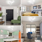 Modern LED Ceiling Light – Dimmable Bedroom & Living Room Lighting Fixture