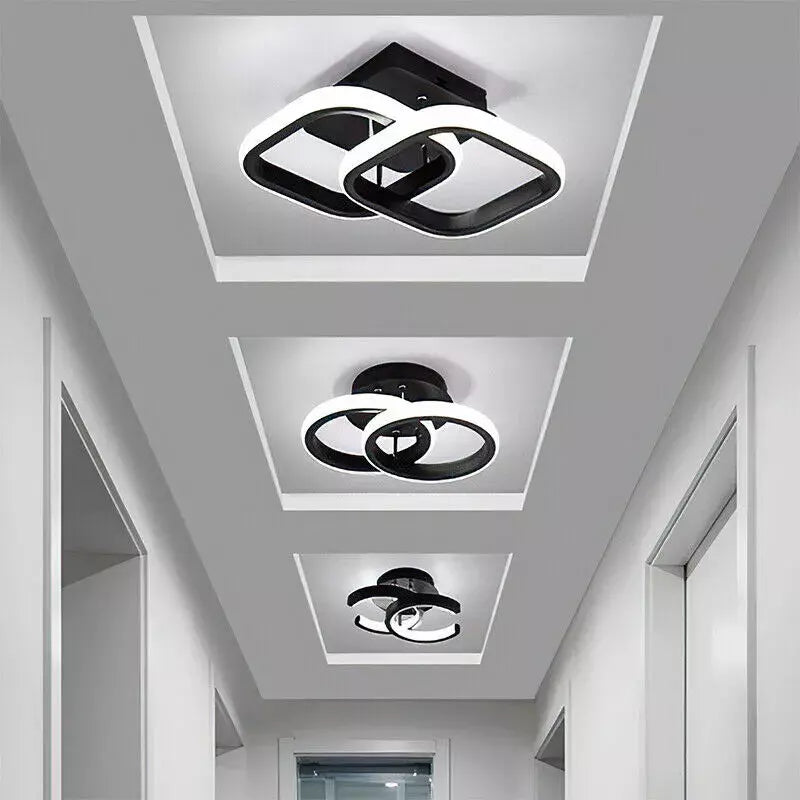Stylish LED Tri-Color Ceiling Light, Modern, Energy-Saving Elegance for Bedroom & Living Room