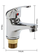 Stylish Basin Mixer Tap – Chrome Bathroom Sink Mono Faucet with Fixings &  Waste